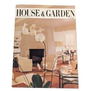 1987 House & Garden Magazine June Creative Living Retro Home Design 80s Vtg